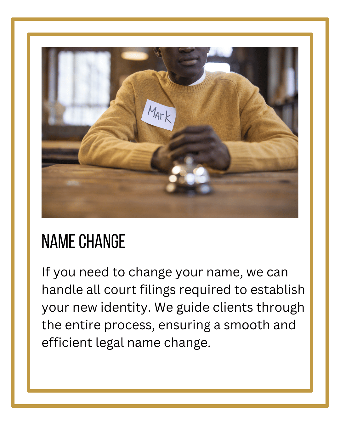 Legal Name Change